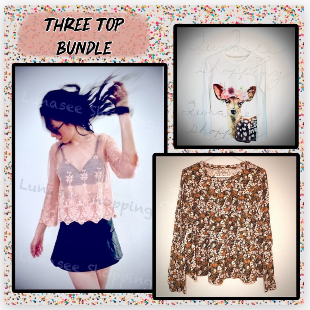 Bundle of 3 tops